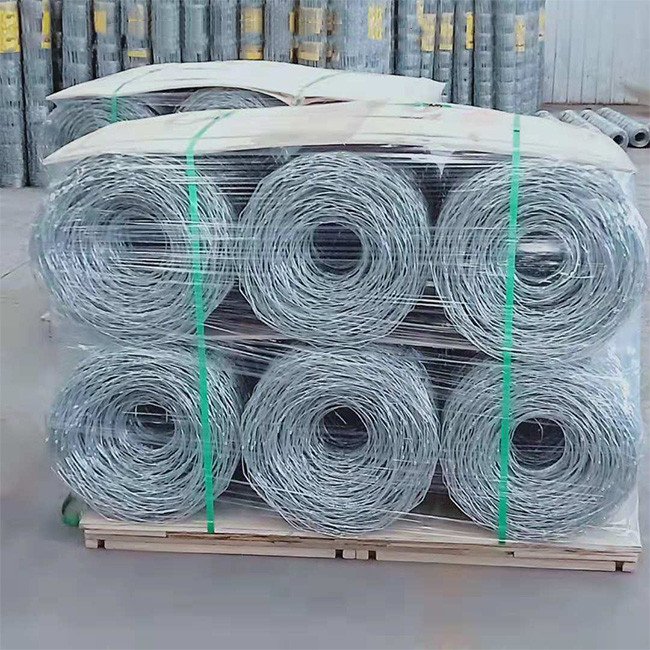 Hinged Joint Galvanized Wire Mesh Netting Deer Fencing mesh Roll Fixed Knot Cattle Sheep Forest Field Farm Rural Fence
