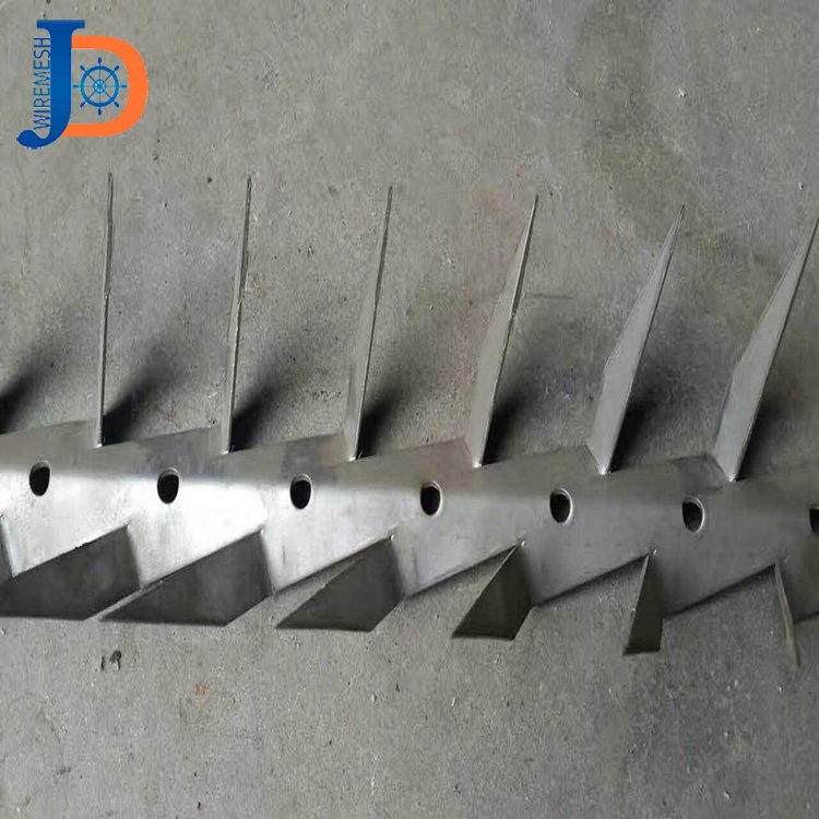 Hot dipped galvanized steel spike/ razor barbed wire anti climb wall spikes