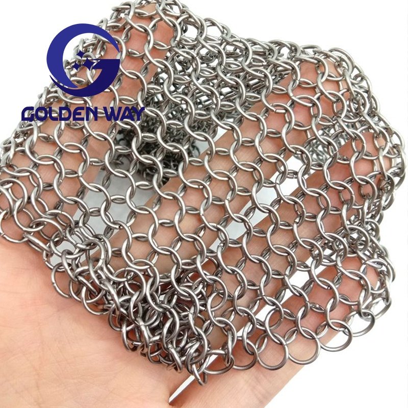 Food Grade Metal Mesh Gloves Arm Butcher Protection Stainless Steel Wire Mesh Glove For Butcher Safe