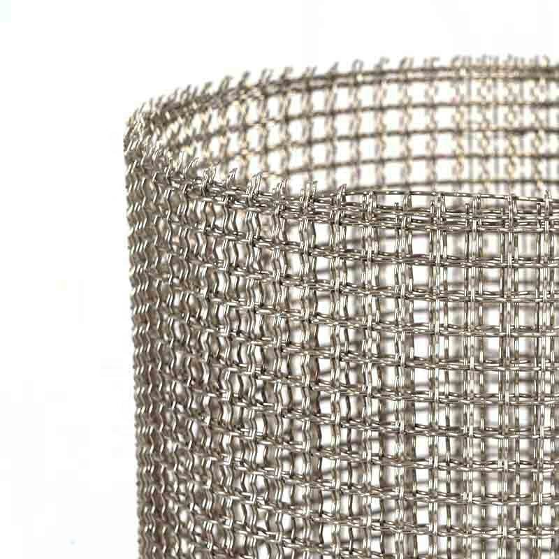 Professional Custom High Quality 200 Micron Stainless Steel Woven Wire Mesh Crimped Wire Mesh Screen
