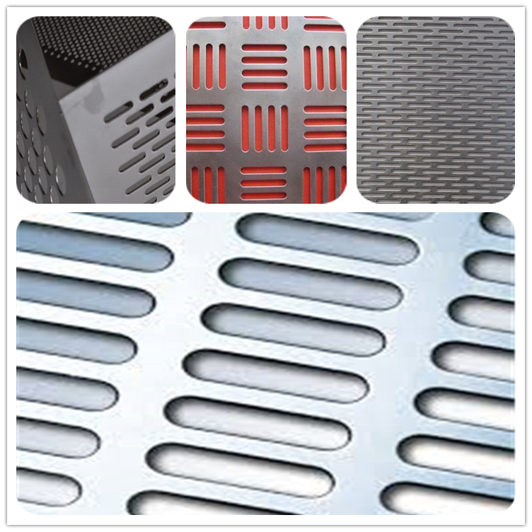 Hot Sale High Quality Slotted Metal Sheet Perforated With Oblong Holes And For Decorative Usage