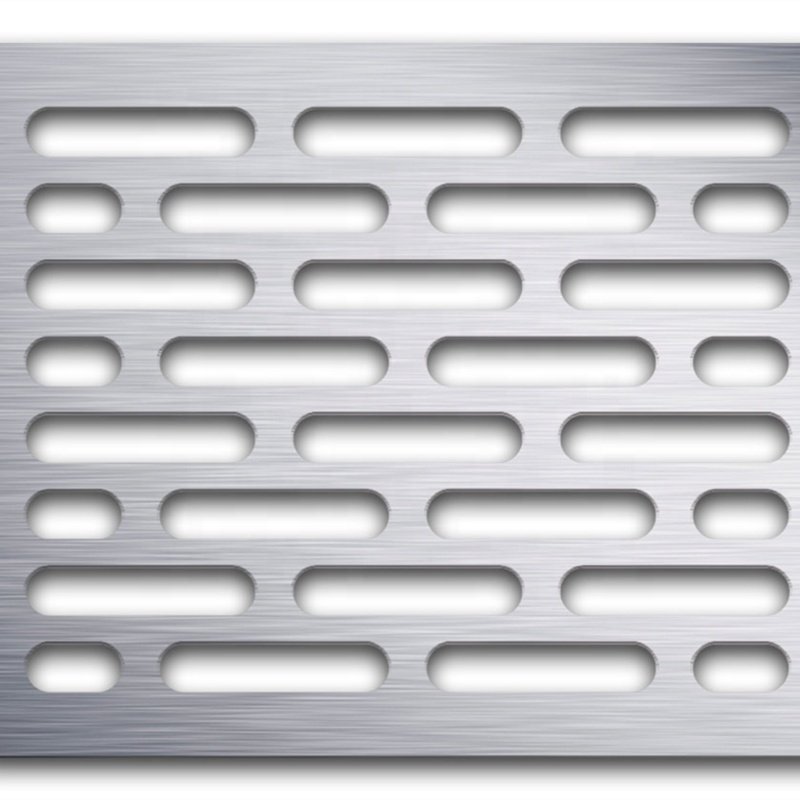 Hot Sale High Quality Slotted Metal Sheet Perforated With Oblong Holes And For Decorative Usage