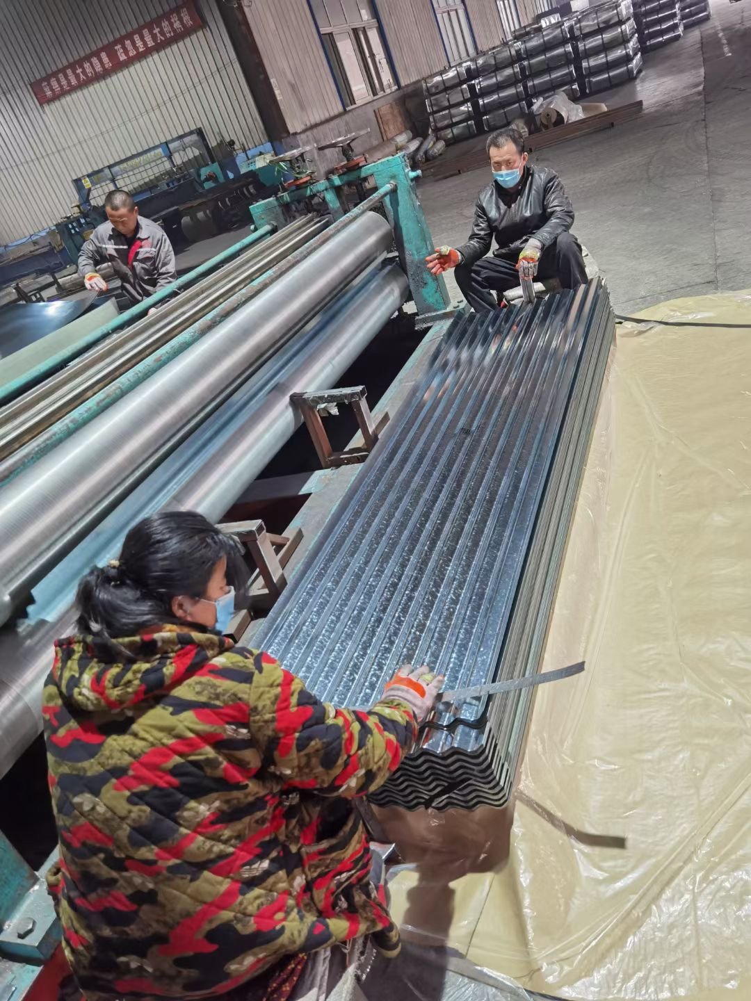 22gauge galvanized corrugated steel metal roofing sheet