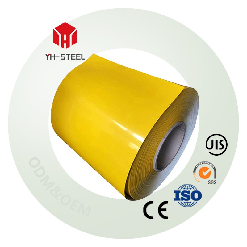 7.5*1250mm Ral7001 Color Coated Prepainted Galvanized PPGI Steel Coil Roll