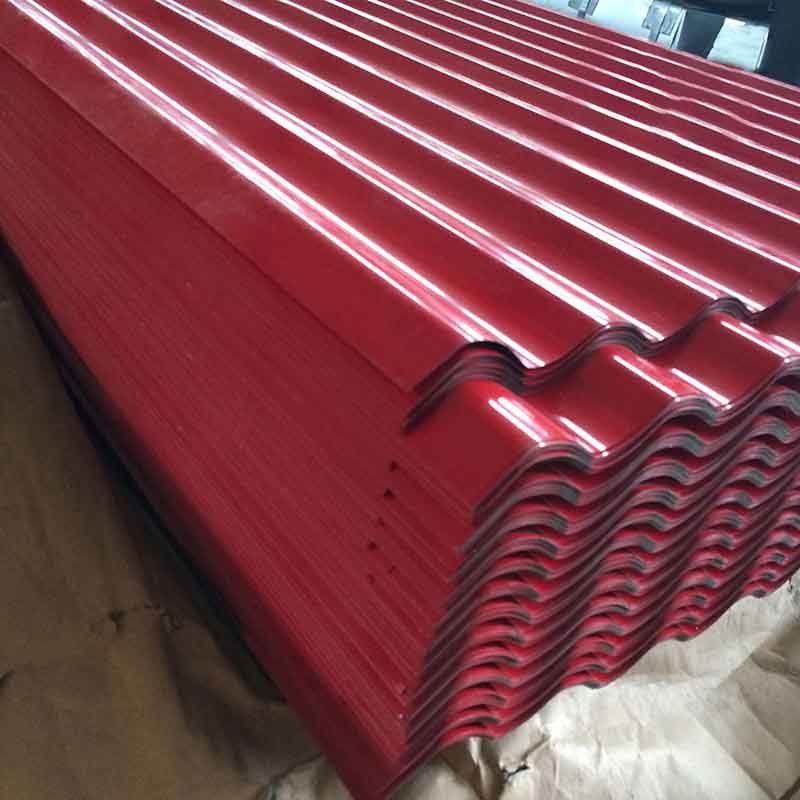 Aluminium Zinc Coated Galvanized Roofing Sheet Color Coated Corrugated Steel Sheet Metal Roofing Sheet
