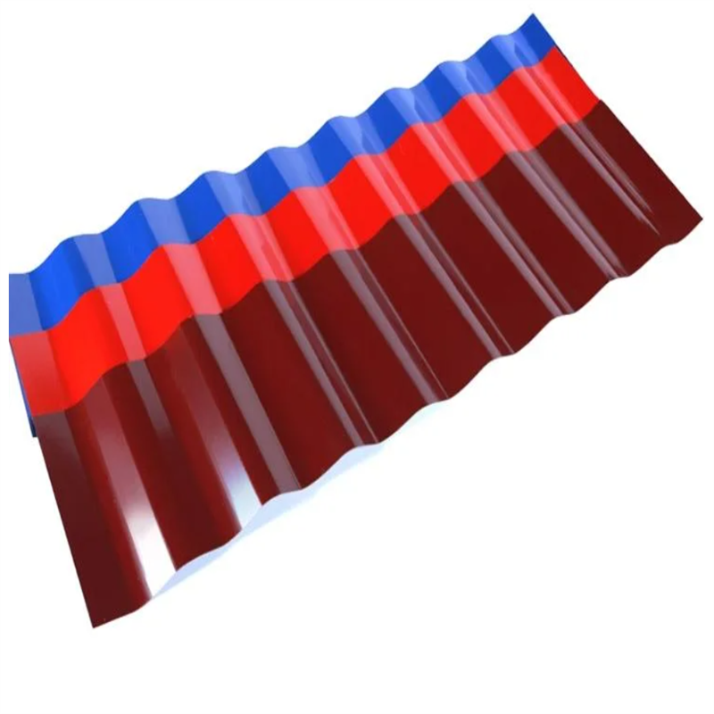 sgcc dx52d dx51d orange color coated steel roofing sheet corrugated roofing sheet ppgi steel tile roof sheet