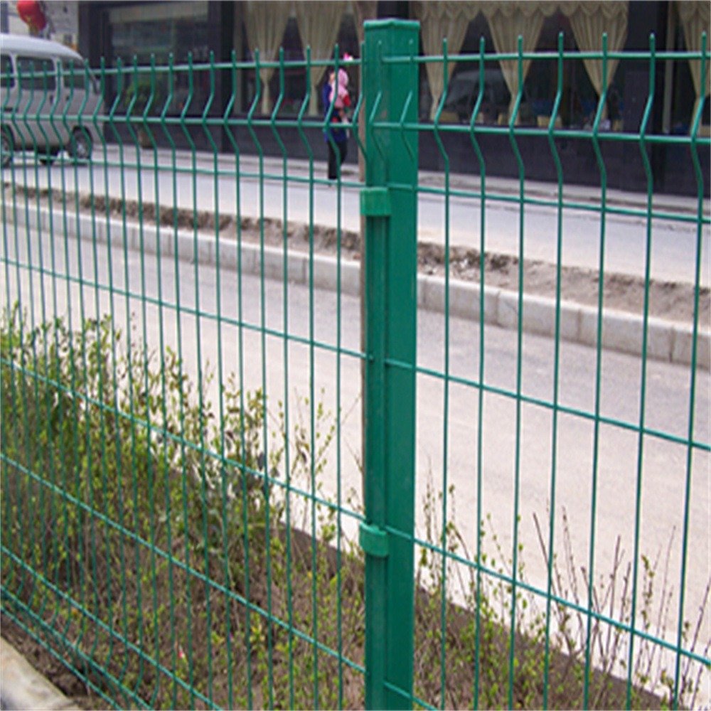 Factory High Quality Galvanized Steel Metal 3D Welded Curvy Wire Mesh Fence Panel