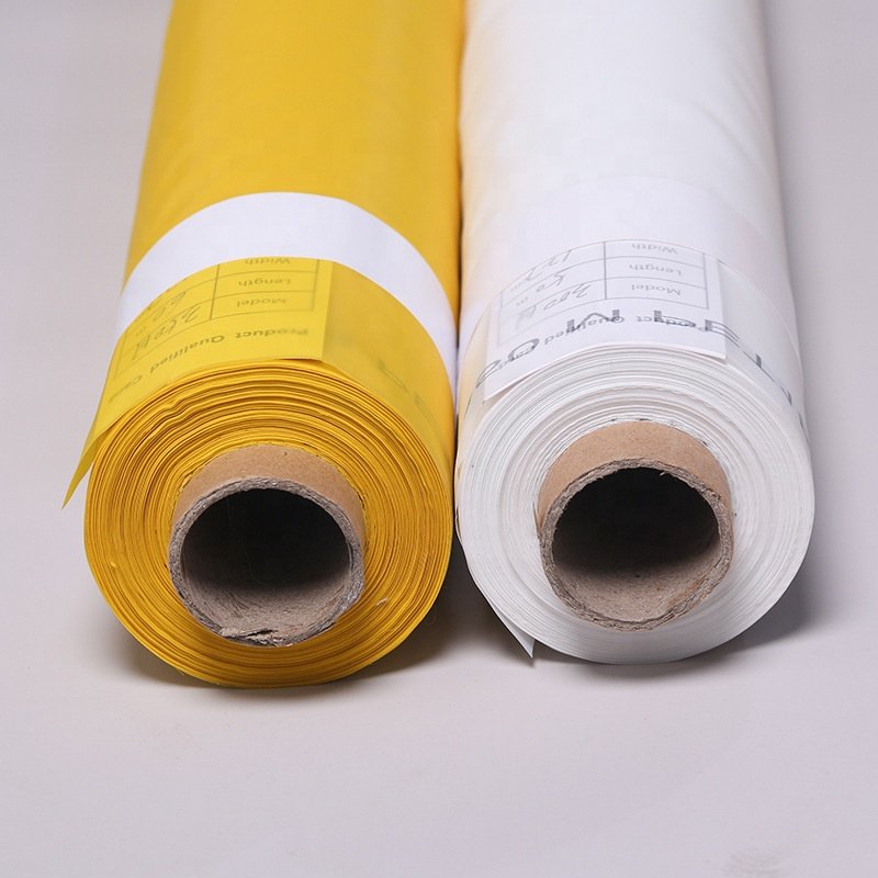 manufacture wholesale high quality polyester silk screen printing mesh cloth fabric roll for graphic arts plate-making