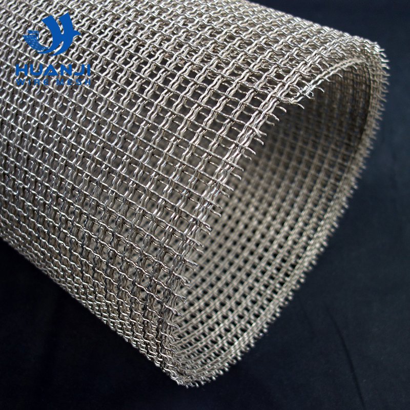 High Strength Durable Stainless Steel Coarse Screening Crimped Wire Mesh For Mining and Pig Raising
