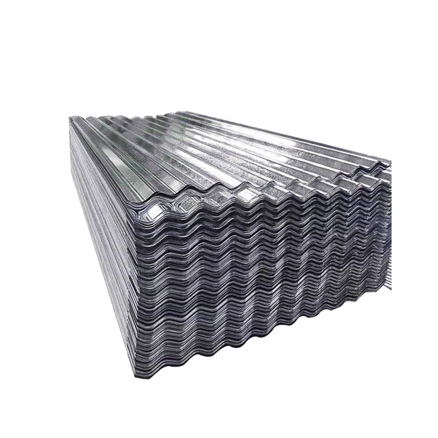 Corrugated Galvanized Steel Roofing Sheets 0.4mm Zinc Galvanized Tole Lightweight for Easy Installation