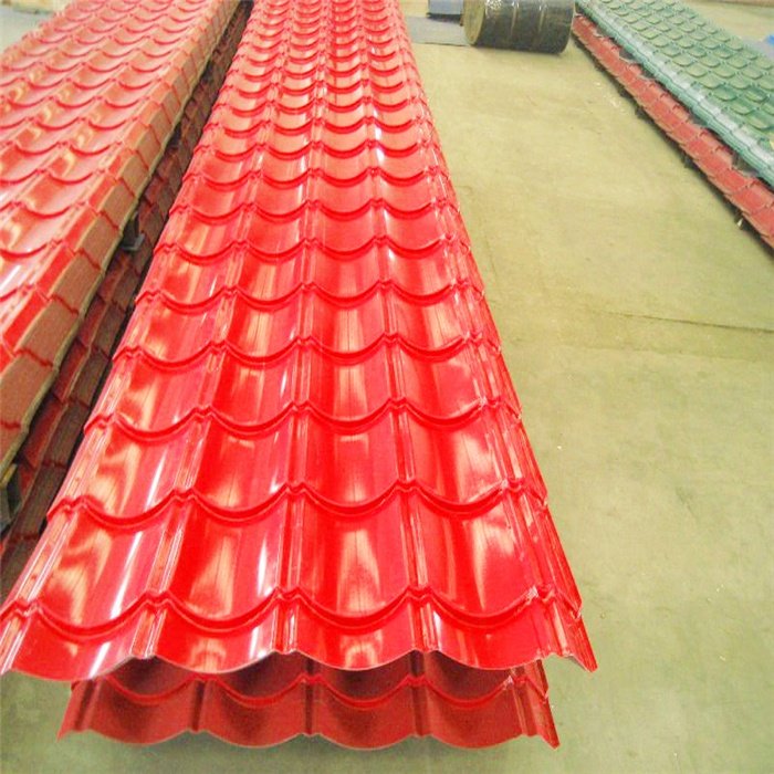 ppgi corrugated plate aluminium zinc roofing sheet sheet metal roofing