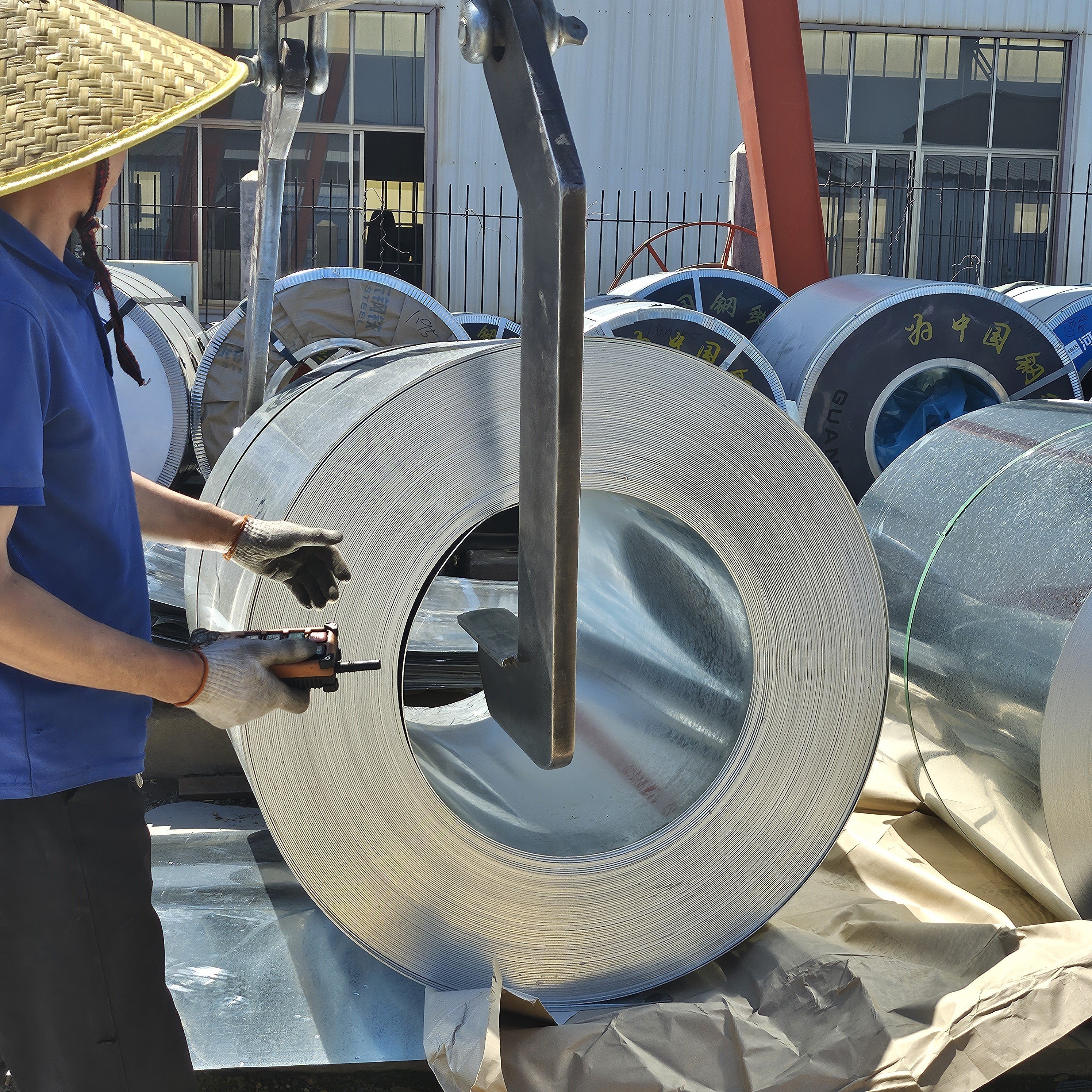 Cold Rolled Double Coated Color Painted Metal Roll Galvanized Zinc Coating PPGI PPGL Zinc Aluminium Roofing Steel Coil