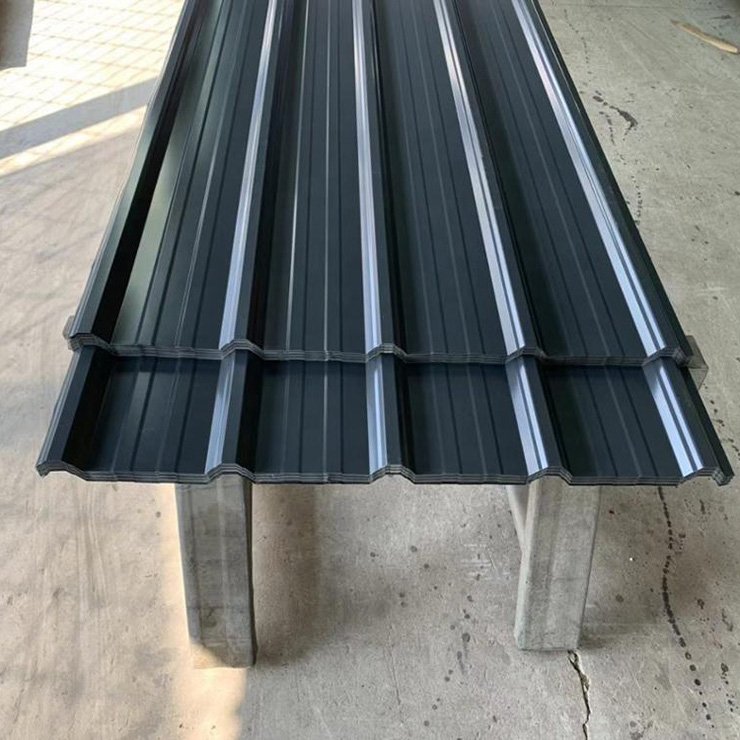 bwg-34 aluminium flat sheet for water proof corrugated roofing/stone coated steel black galvanised zinc roofing sheet