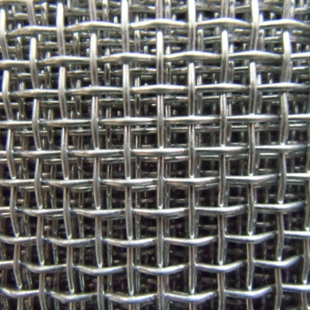 Galvanized Steel Wire Mesh Square 5X5 Opening Woven Technique Industrial Use Screens Filters Custom Cutting Bending Included