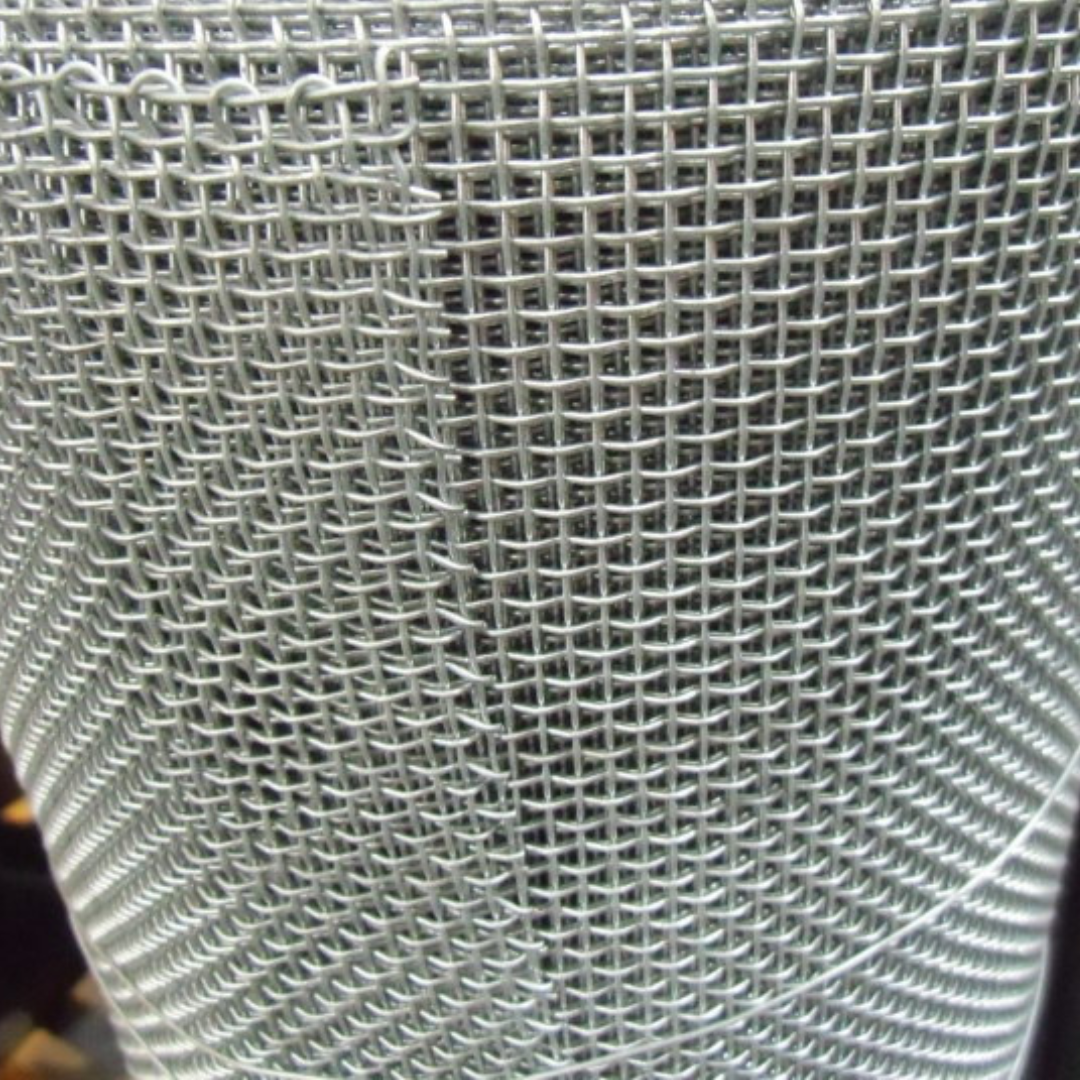 Galvanized Steel Wire Mesh Square 5X5 Opening Woven Technique Industrial Use Screens Filters Custom Cutting Bending Included