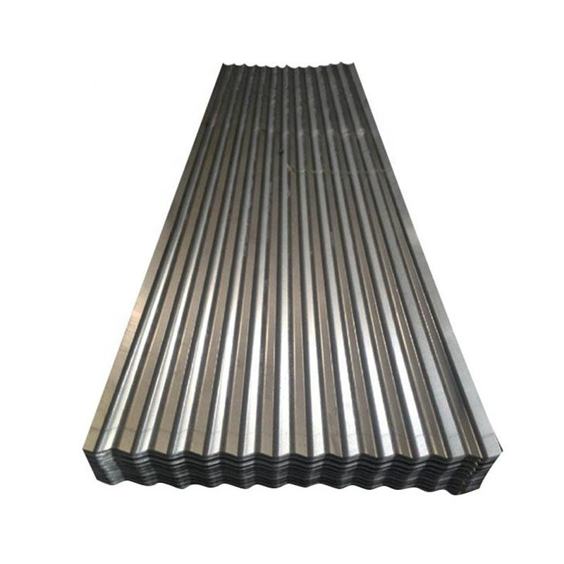 Dx51d Dx52D Dx53D Zinc Coated Galvalume Big Spangle Galvanised SGCC Corrugated Steel Roof Sheet For Car Parking Shade