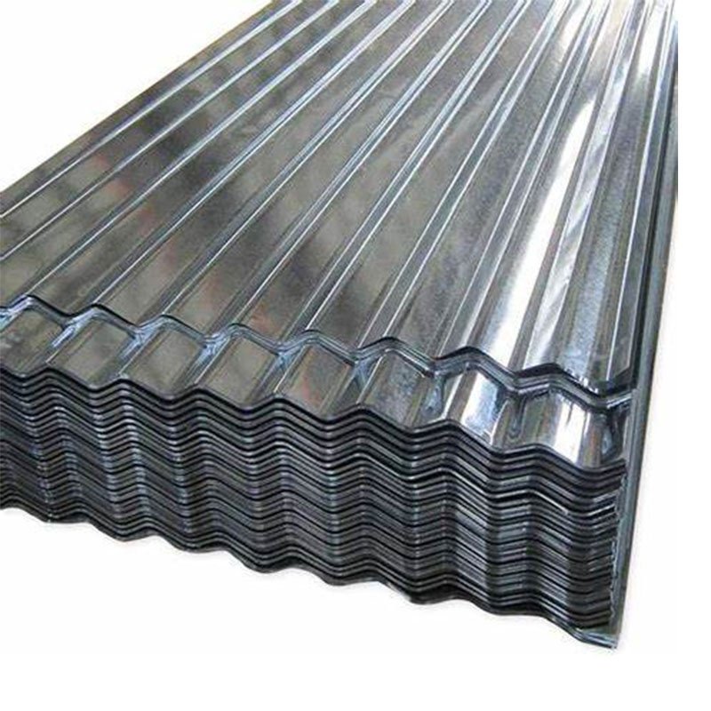 Dx51d Dx52D Dx53D Zinc Coated Galvalume Big Spangle Galvanised SGCC Corrugated Steel Roof Sheet For Car Parking Shade