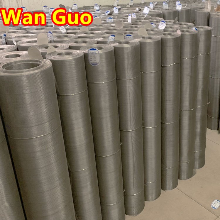 High Quality Plain Woven SS304 Stainless Steel Wire Mesh Screen