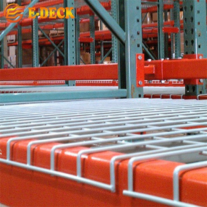 Iron Deck Railing Panels Steel Wire Mesh Decking With Dividers