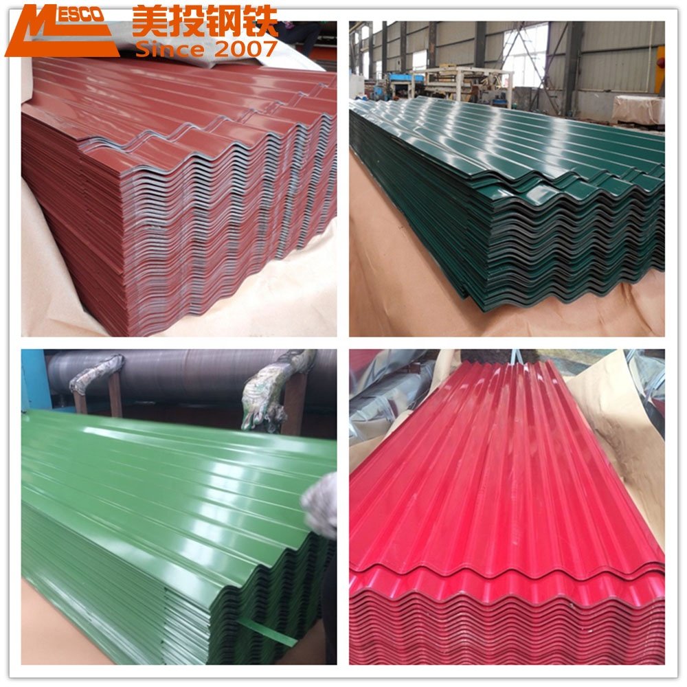 PPGI Roofing Material Corrugated Sheet/Prepainted Steel Coil for Building Materials Construction