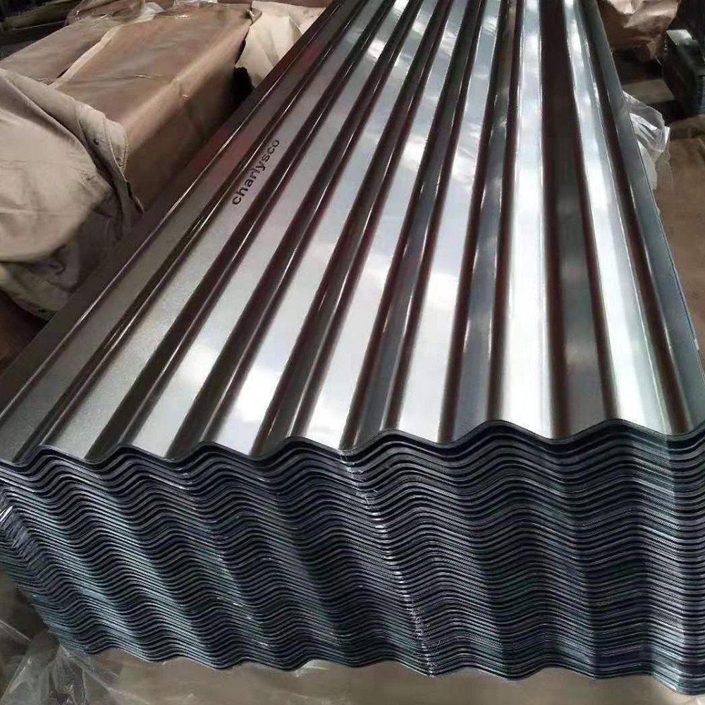 Corrugated steel Sheet Metal Color Roofing Sheet Steel Roof Tiles Galvanized Zinc roofing sheet 4x8
