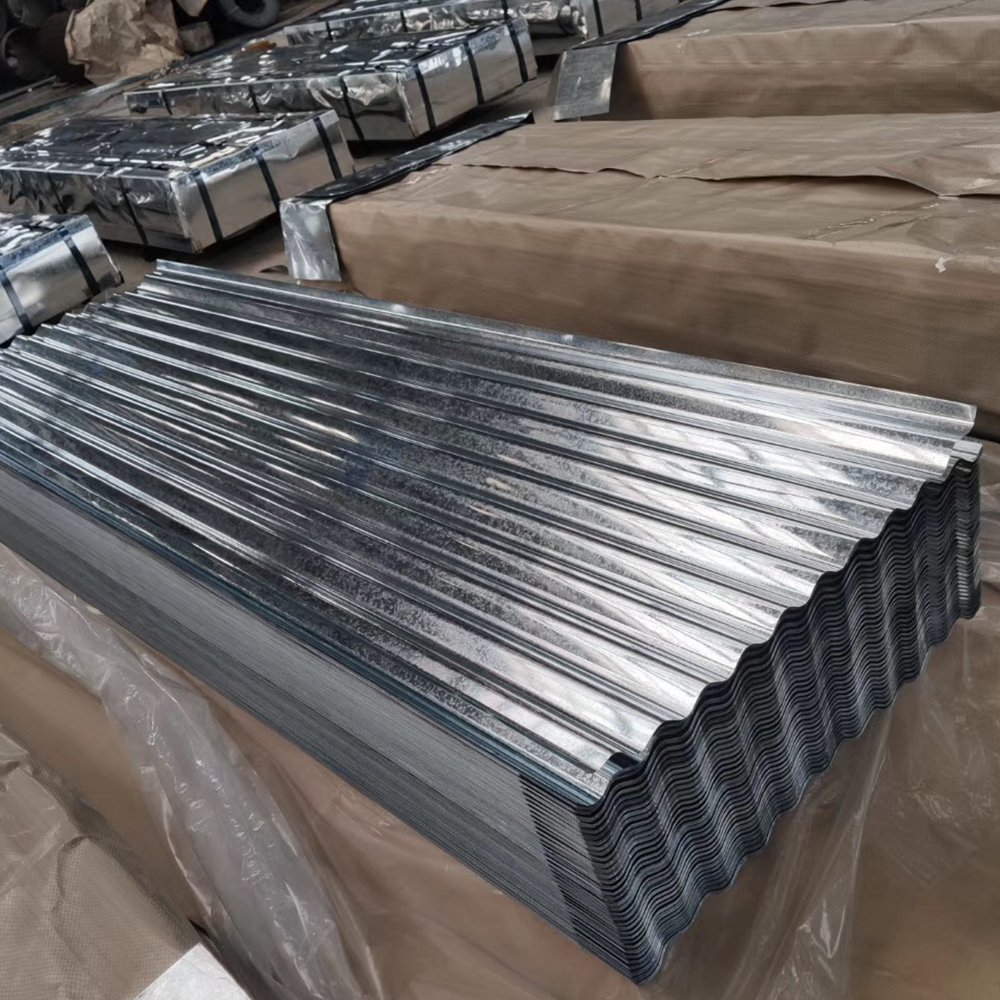 Corrugated steel Sheet Metal Color Roofing Sheet Steel Roof Tiles Galvanized Zinc roofing sheet 4x8