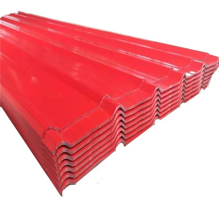 Low price hot sale color corrugated pre-painted galvanized steel roofing sheet for construction