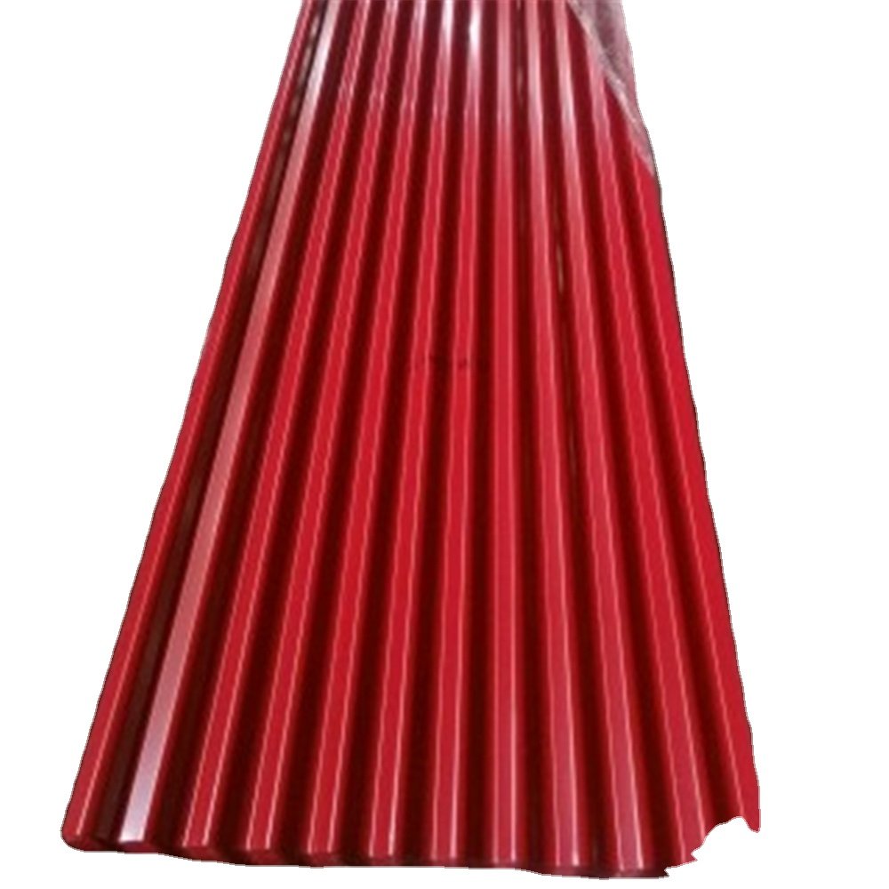 Low price hot sale color corrugated pre-painted galvanized steel roofing sheet for construction
