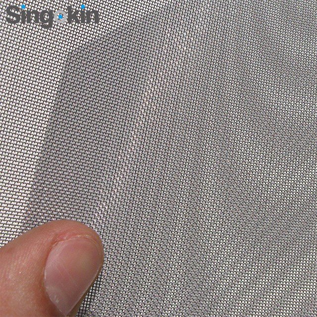 500 mesh 20 micron flexible and soft stainless steel wire mesh screen netting roll price in qatar