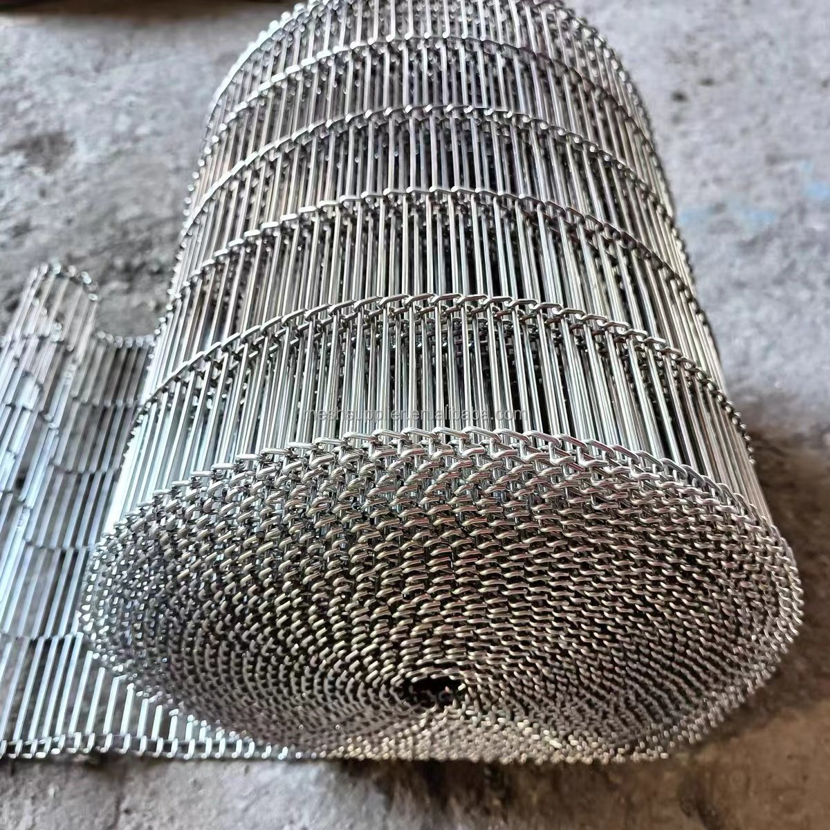 High Quality Food Grade 304 316S Stainless Steel Wire Mesh Sprocket Wheel Eye Conveyor Belt