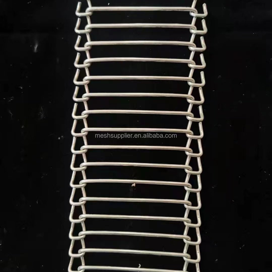 High Quality Food Grade 304 316S Stainless Steel Wire Mesh Sprocket Wheel Eye Conveyor Belt
