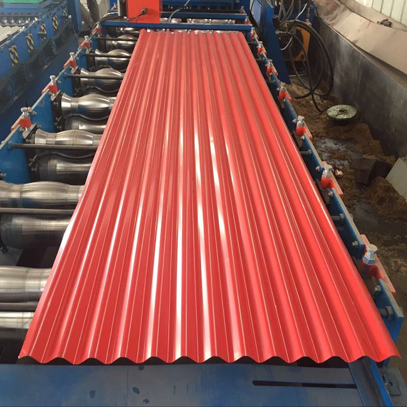 aluminium roof sheet color corrugated steel roof sheet galvanized zinc aluminum ppgi metal roofing sheet