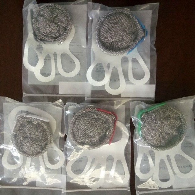 Ready to ship XXS XS S M L XL Anti Cutting Anti Stab Butcher Protection Stainless Steel Wire Mesh Glove
