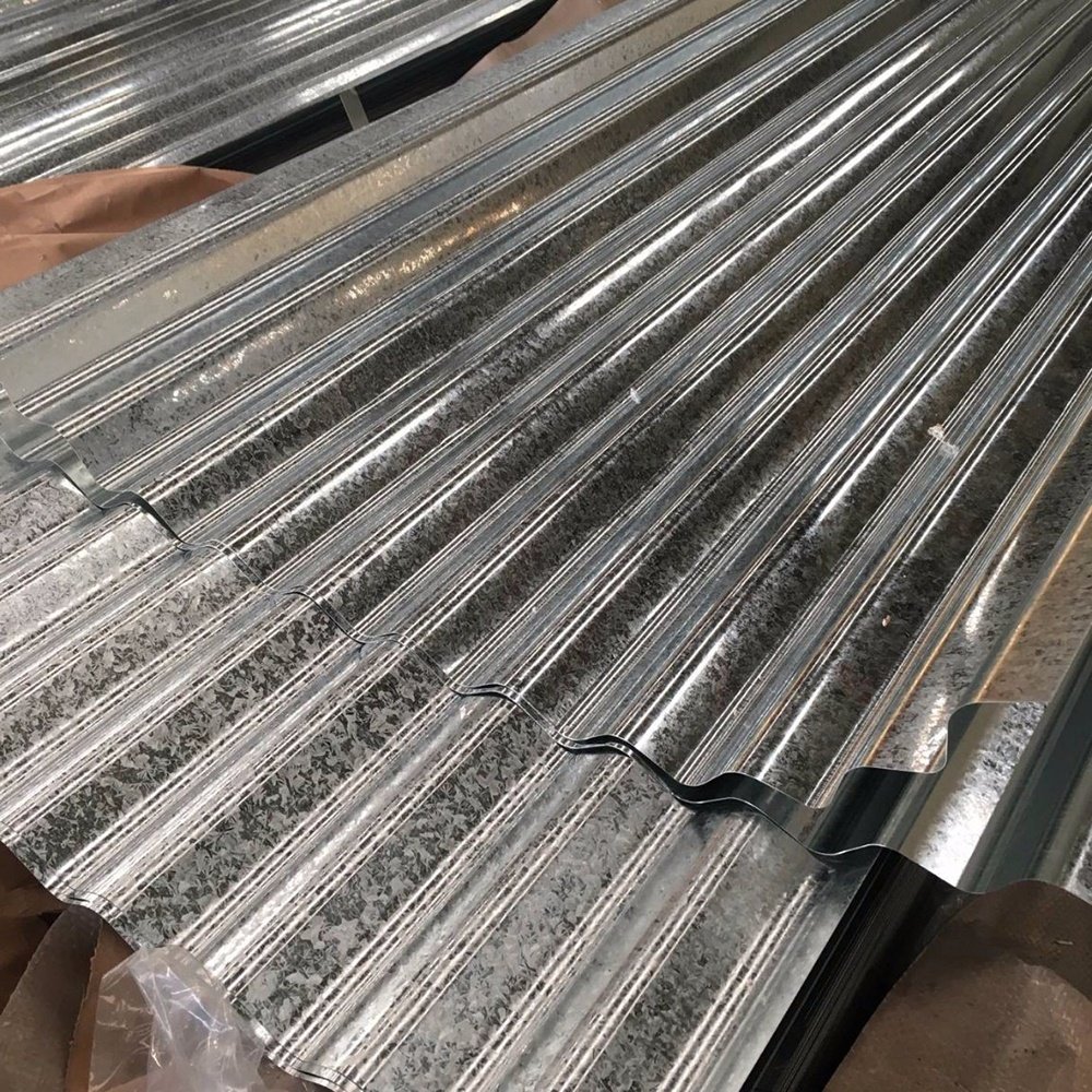 26 gauge 0.5m gi corrugated metal roof tiles galvanized steel roofing sheet with low prices