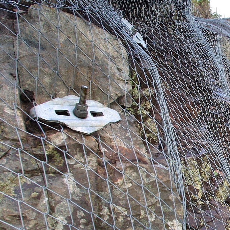 High-tensile Steel Wire mesh Flexible slope stabilization system rockfall barrier mesh