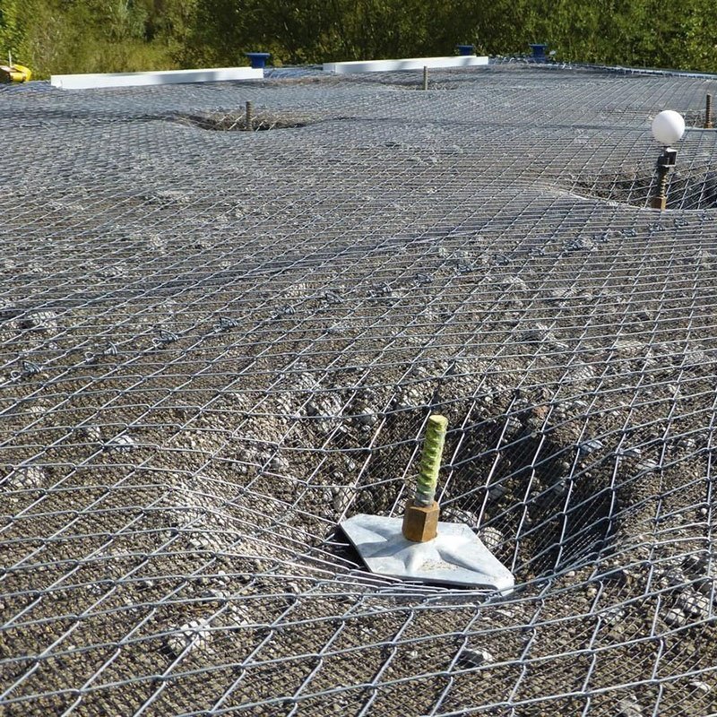 High-tensile Steel Wire mesh Flexible slope stabilization system rockfall barrier mesh
