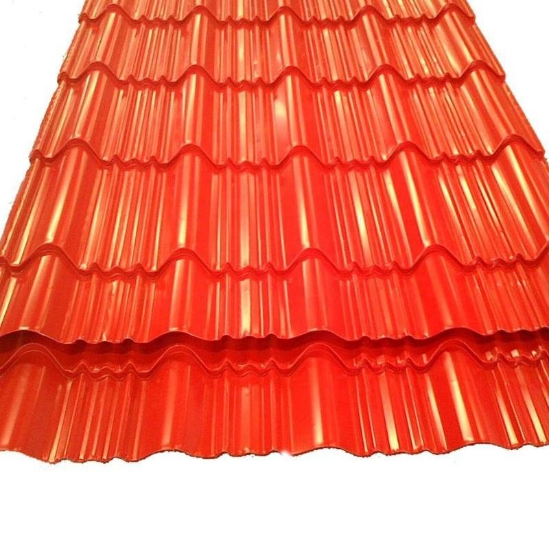 China supplier corrugated galvanized steel roof sheet metal roofing tile sheet