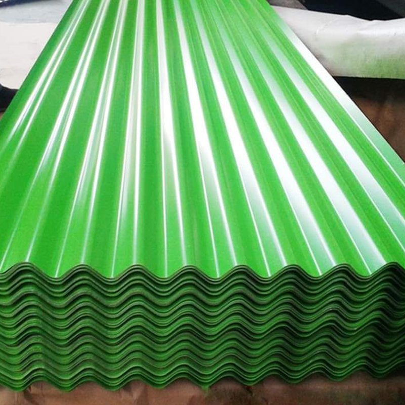 Factory Sale Hot dipped color coated galvanized roofing sheet SGCC SGCH JIS G3302 DX51D Z275 Zinc Metal Corrugated Roof Sheet