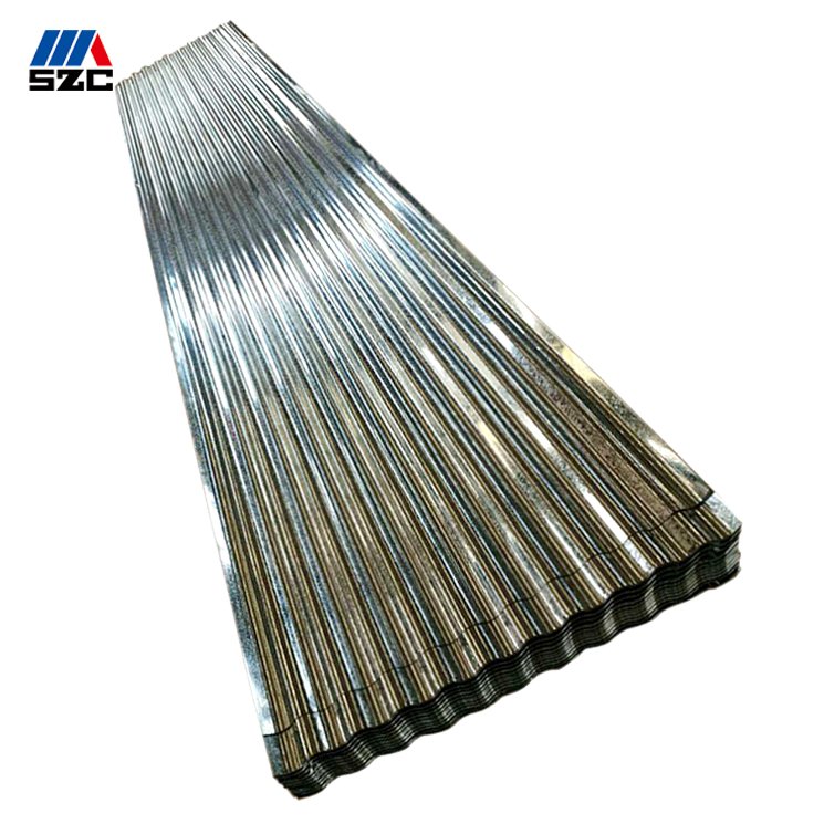 HOT DIPPED Full hard 0.15mm galvanized GI corrugated steel roofing sheet