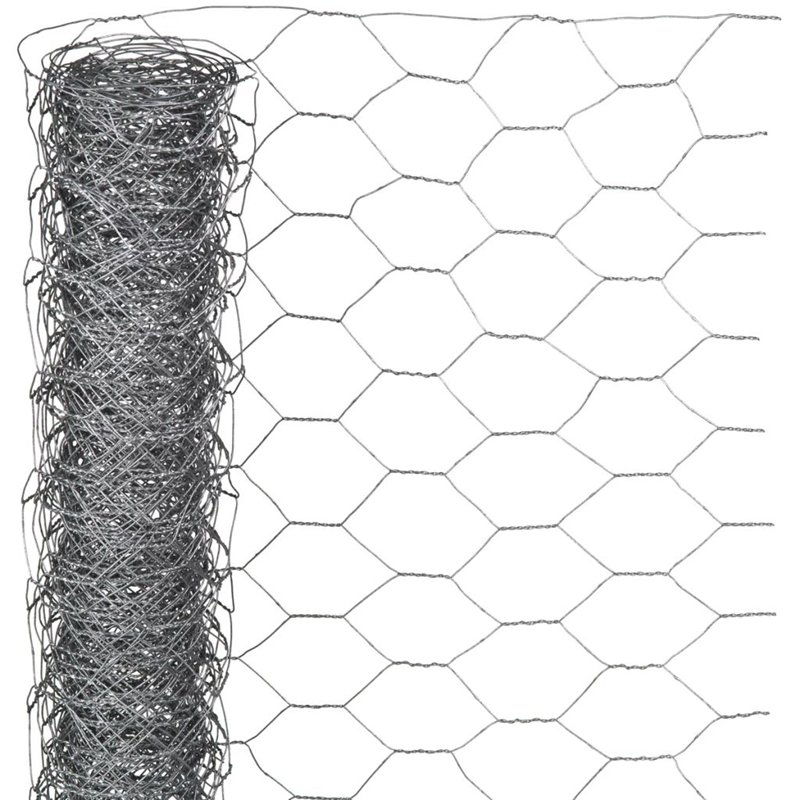 Factory Price 1/2" Hexagonal Galvanized BRC Wire Mesh Fence Net Double Twist Steel Wire Mesh Roll Woven Mesh Wire