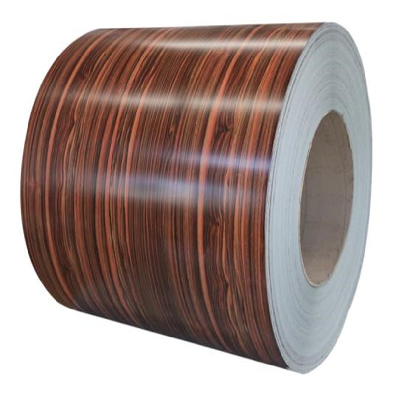 PE PVDF matt white ral9016 wooden prepainted galvanized steel ppgl color coated ppgi steel coil