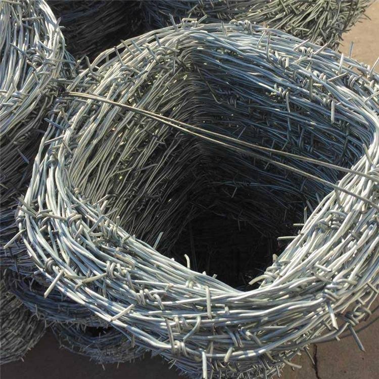 Anti-climb high security fence barbed wire galvanized lower price sales