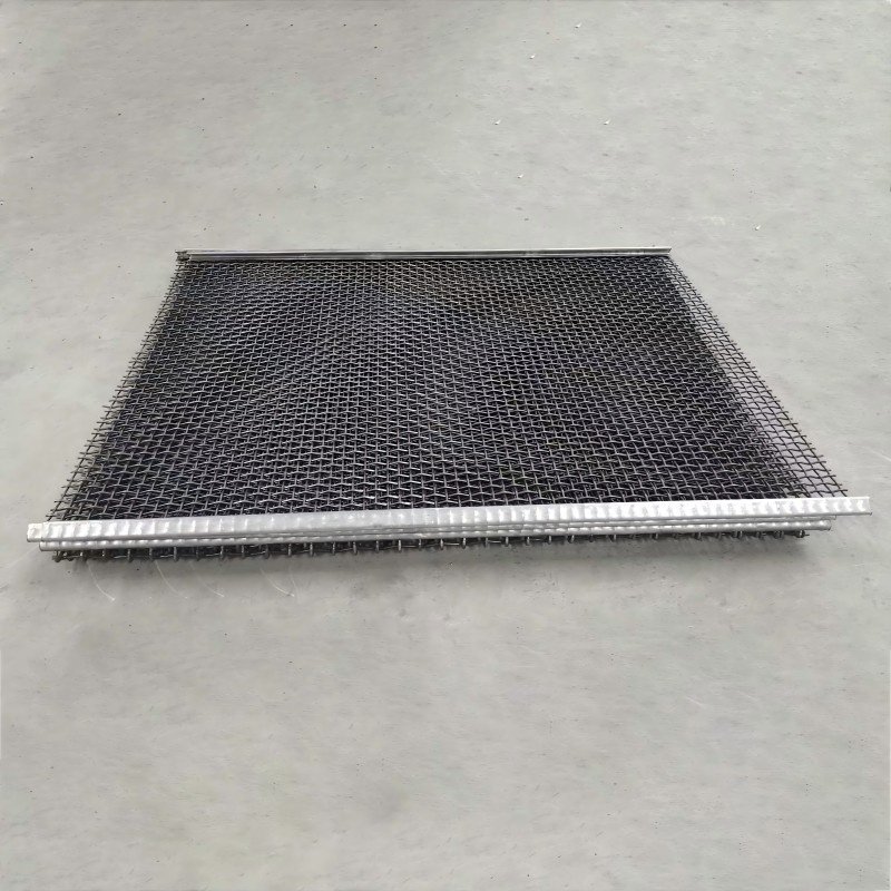 XG Factory sales 65Mn stone crusher vibrating screen mesh Woven stainless steel crimped wire mesh sand Sieve crimped woven mesh