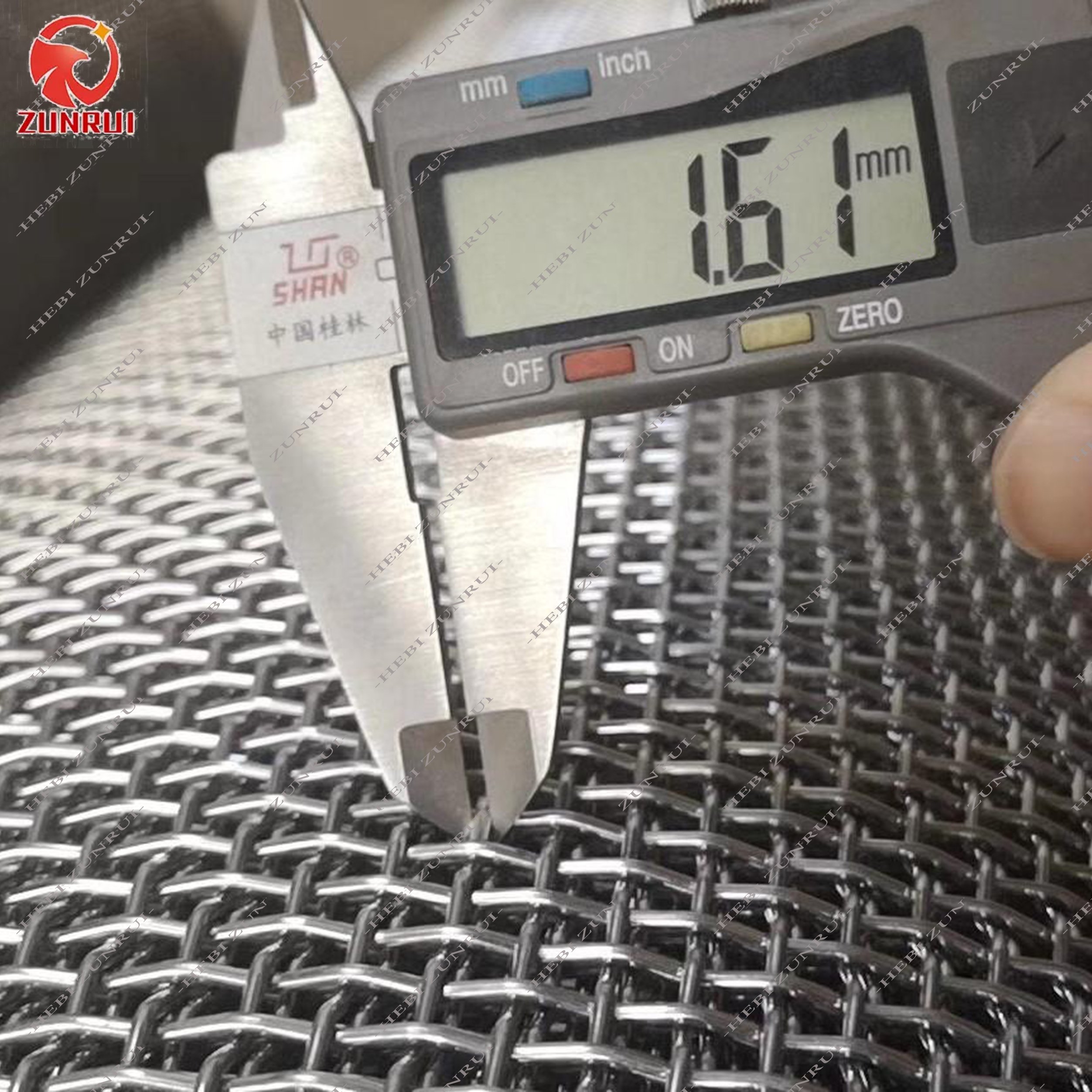 65MN Stainless steel Replacement crimped wire mesh sand gravel crusher hooked vibrating sieve screen mesh for Mining and Quarry