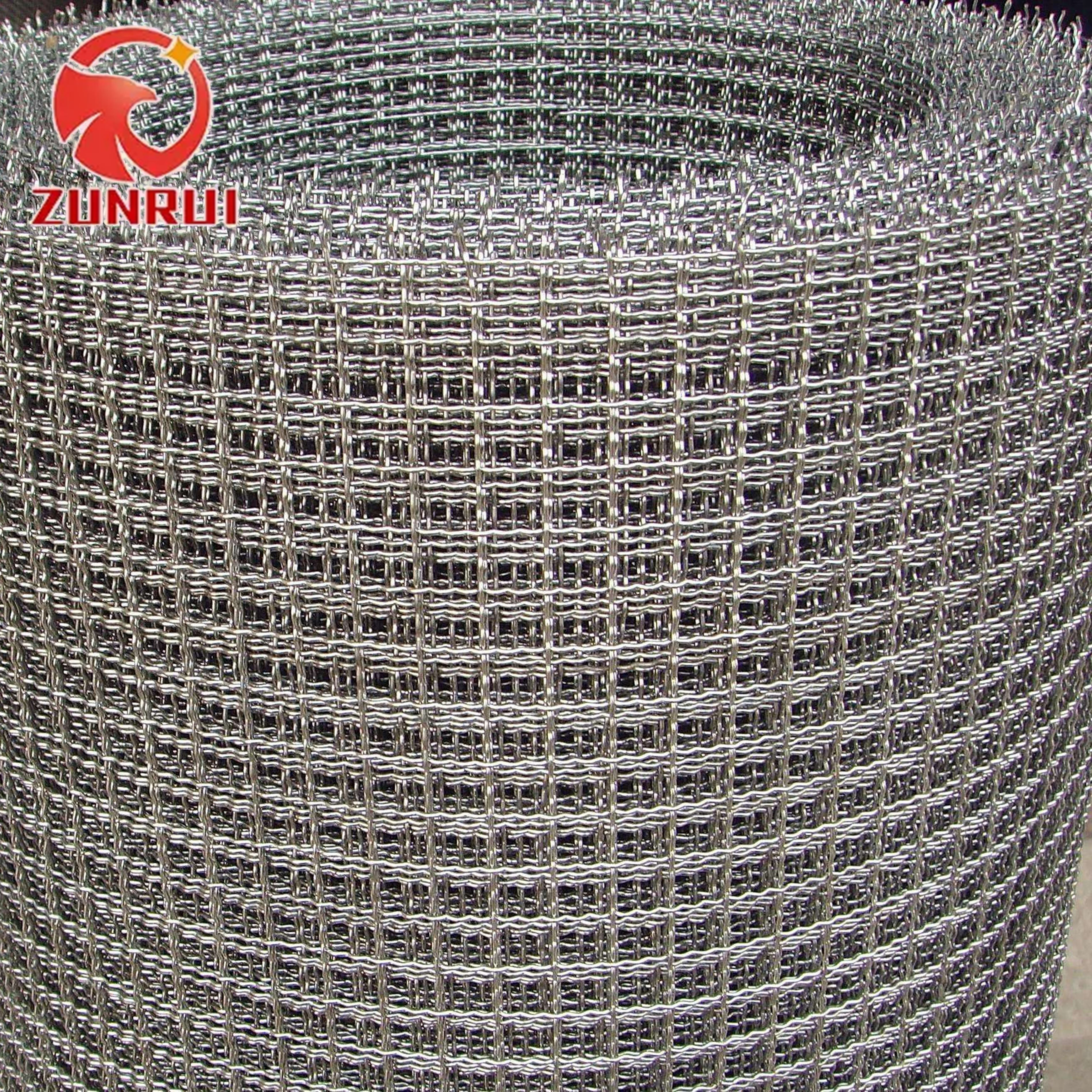 65MN Stainless steel Replacement crimped wire mesh sand gravel crusher hooked vibrating sieve screen mesh for Mining and Quarry