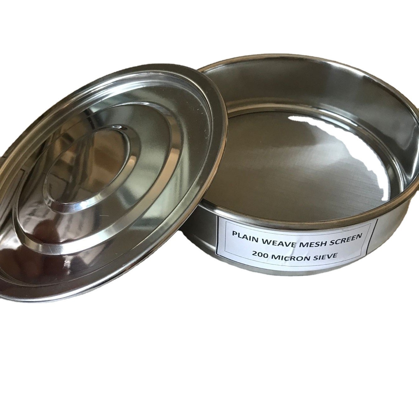 Standard Laboratory Vibration Sieve Stainless Steel Flour Sugar Powder Filter Sieves Wire Mesh Test Seive