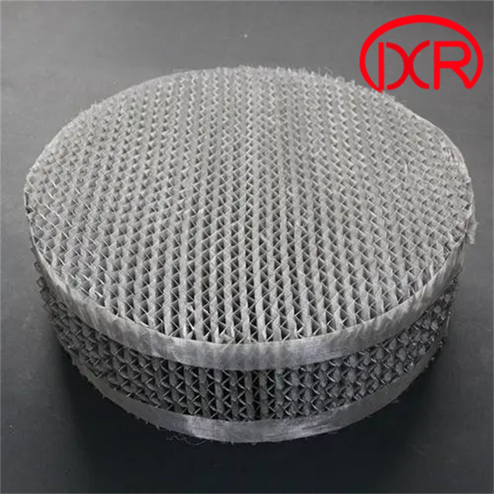 Wire mesh corrugated packing Distillation tower packing Alkali washing tower dehydration packing 500 type wire