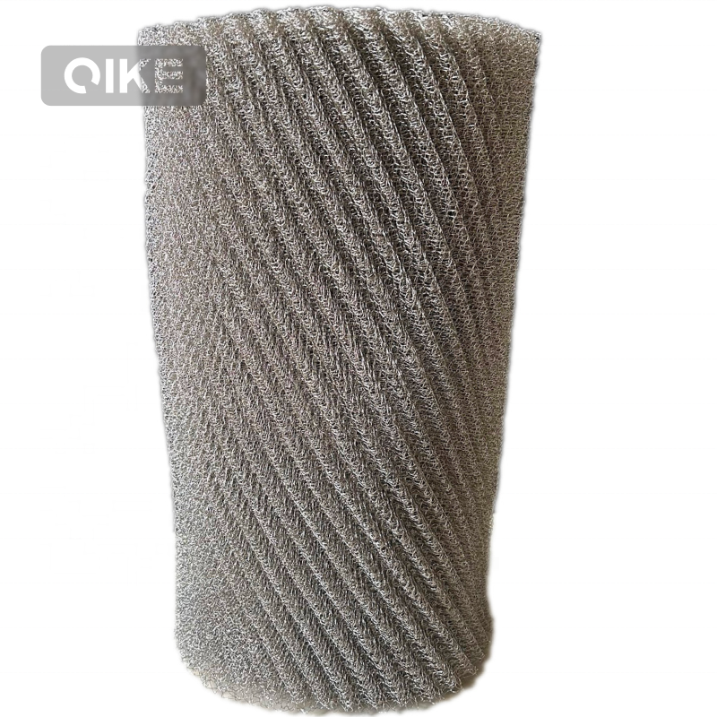 Titanium Nickel Inconel Copper alloy stainless steel knitted wire mesh net shielding / knitted filter wire mesh netting