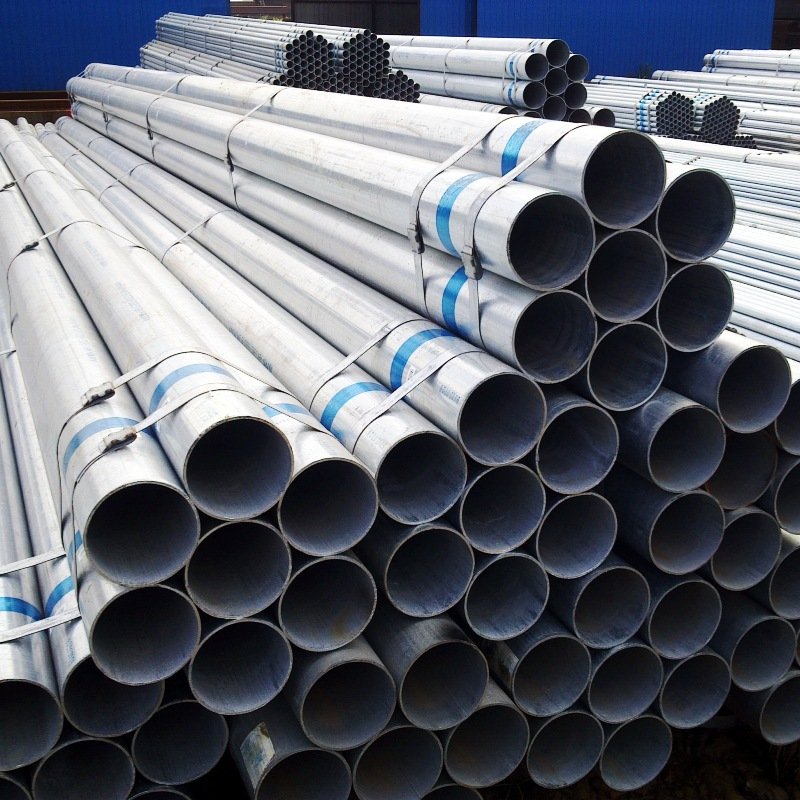 Wholesale hot dip gi seamless galvanized round steel pipe ASTM A106 Sch 40 ERW galvanized metal tube