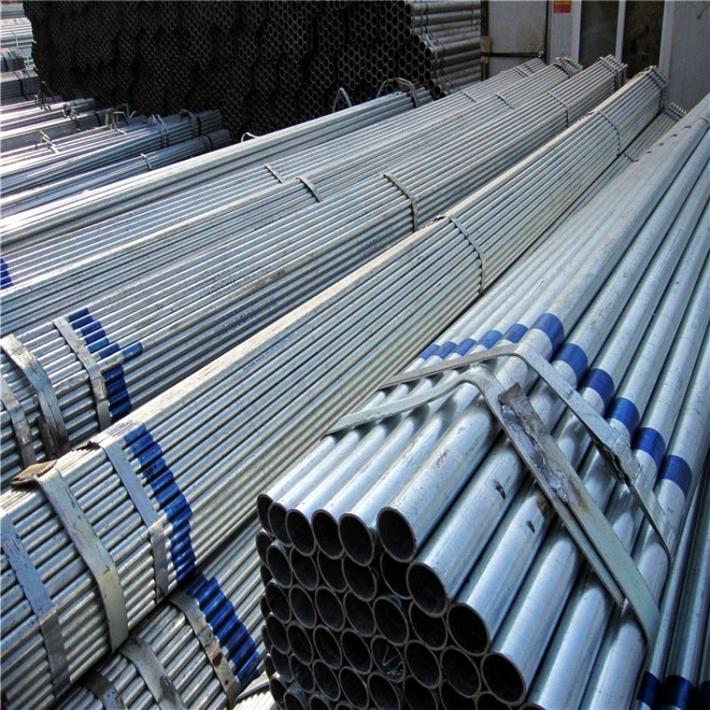 Wholesale hot dip gi seamless galvanized round steel pipe ASTM A106 Sch 40 ERW galvanized metal tube